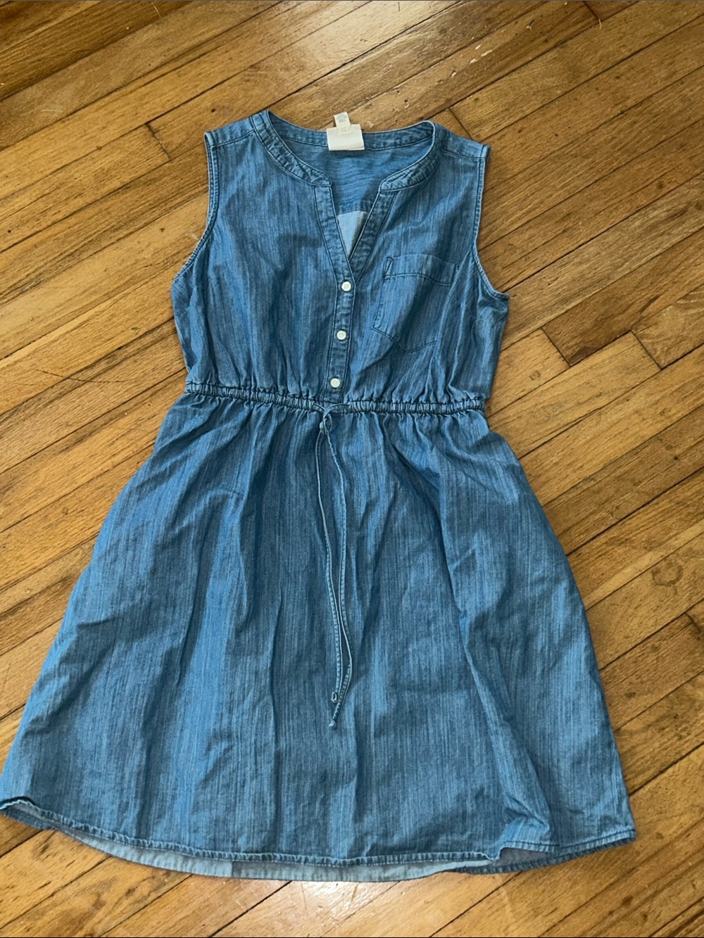 St. John's Bay Light Blue Chambray Dress
